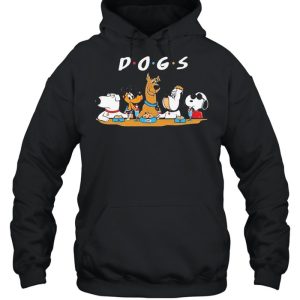 Dogs Friends Snoopy Scooby Doo Goofy Pluto Brian Shirt 3