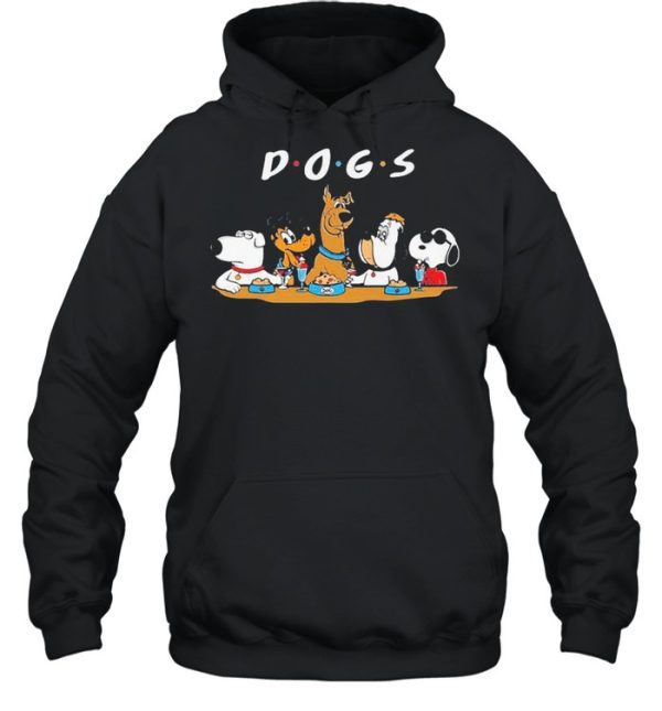 Dogs Friends Snoopy Scooby Doo Goofy Pluto Brian Shirt