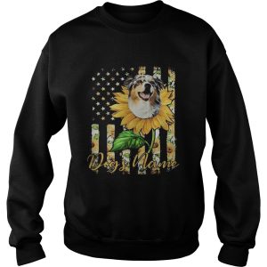 Dogs Name American Flag Independence Day Sun Flower shirt 2