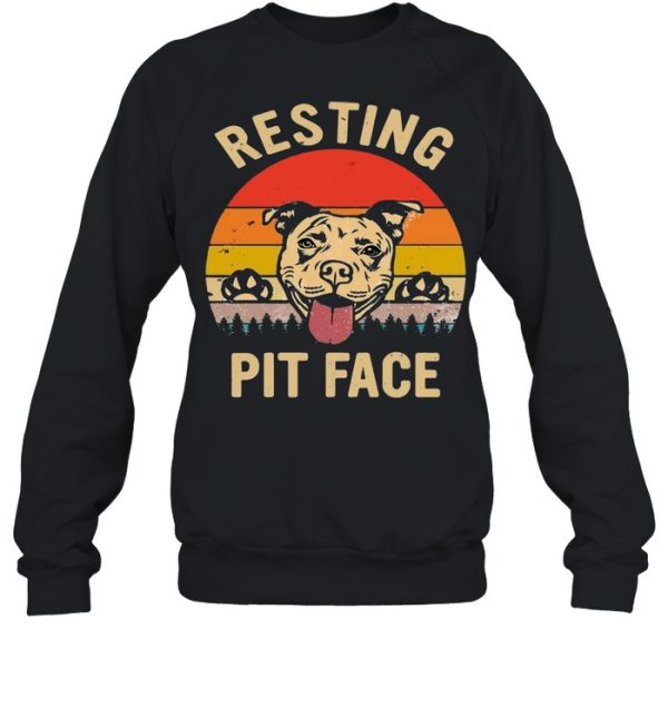 Dogs Resting Pit Face Vintage shirt