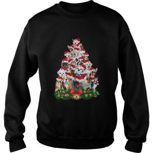 Dogs Tree Merry Christmas shirt 3