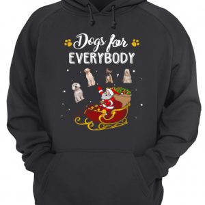 Dogs for everybody Santa Claus Christmas shirt 3