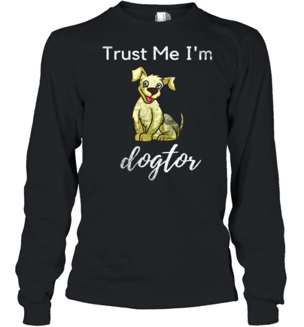 Dogtor Doctor Medical Pun Dog Animal Distressed shirt