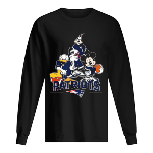 Donald Duck Goofy And Mickey Mouse New England Patriots Shirt