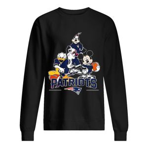 Donald Duck Goofy And Mickey Mouse New England Patriots Shirt 2