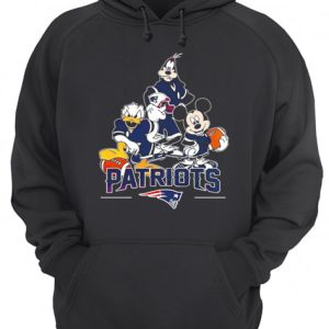 Donald Duck Goofy And Mickey Mouse New England Patriots Shirt 3