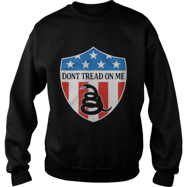 Dont Tread On Me Snake American Flag shirt