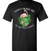 Don’t make me put my foot down Funny Flamingo shirts