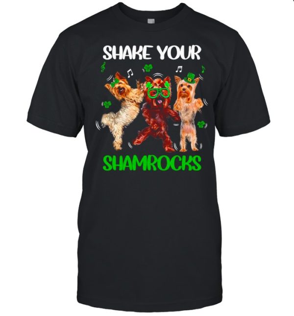 Doodle Dogs Shake Your Shamrocks Happy St Patrick’s Day shirt