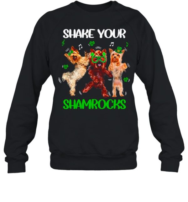 Doodle Dogs Shake Your Shamrocks Happy St Patrick’s Day shirt