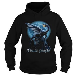 Dragon And Skull I Hate People shirt