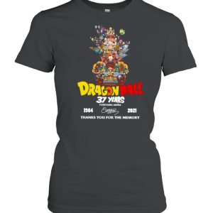 Dragon Ball 37 Years Toriyama Akira 1984 2021 Signature Thanks You For The Memories shirt 2