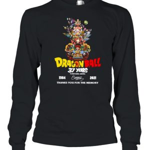 Dragon Ball 37 Years Toriyama Akira 1984 2021 Signature Thanks You For The Memories shirt 3