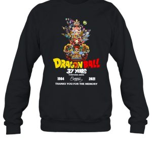 Dragon Ball 37 Years Toriyama Akira 1984 2021 Signature Thanks You For The Memories shirt 4