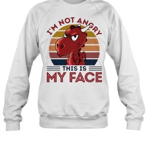 Dragon I'm not angry this is my face shirt 4