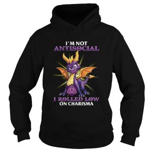 Dragon Im Not Antisocial I Rolled Low On Charisma shirt