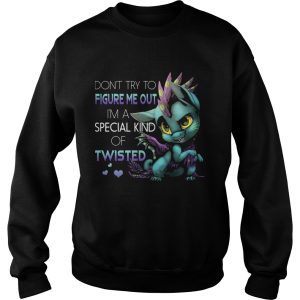 Dragon dont try to figure me out im a special kind of twisted hearts shirt 2