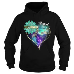 Dragonfly Blessed To Be Called Meemaw TShirt 1