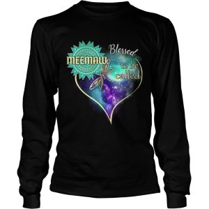 Dragonfly Blessed To Be Called Meemaw TShirt 2