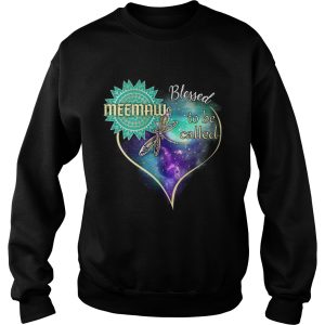 Dragonfly Blessed To Be Called Meemaw TShirt 3