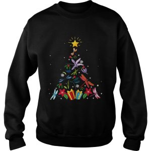 Dragonfly Christmas Tree Xmas Lover Gifts shirt 3