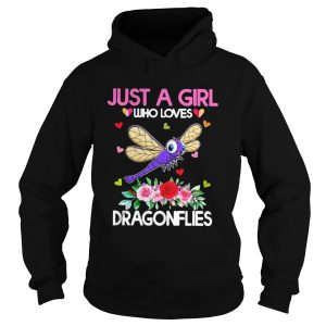 Dragonfly Just A Girl Who Loves shirt 1