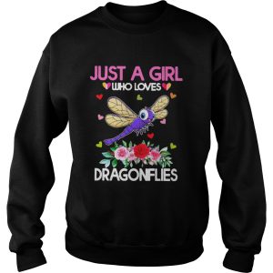 Dragonfly Just A Girl Who Loves shirt 2