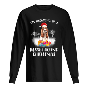 Dreaming Of A Basset Hound Christmas shirt