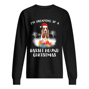 Dreaming Of A Basset Hound Christmas shirt 2