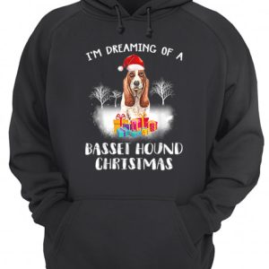 Dreaming Of A Basset Hound Christmas shirt 3