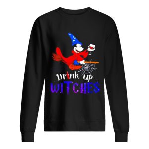 Drink up Witches Mickey Mouse wine Halloween shirt 2