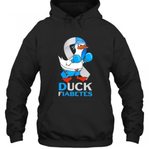 Duck Boxing Fiabetes Awareness T Shirt 3