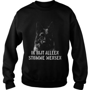 Duitse Herder Ik Bijt Alleen Stomme Mensen shirt 2