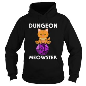 Dungeon Meowster Nerdy Cat D20 shirt 1