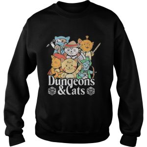 Dungeons And Cats Game Characters Art shirt