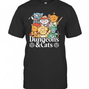 Dungeons And Cats Game T-Shirt