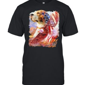 Eagle Beagle American Wings Happy 4th Of July Shirt 1