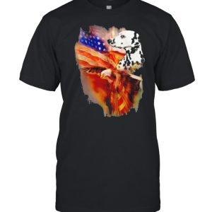 Eagle Dalmatian American Wings Happy 4th Of July Shirt 1