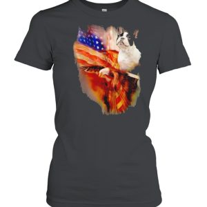 Eagle French Bulldog American Wings Happy 4th Of July Shirt 2