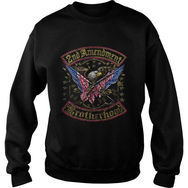 Eagles 2nd amendment brotherhood american flag shirt