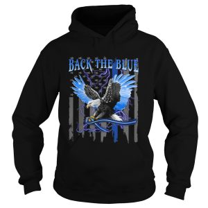 Eagles back the blue american flag happy independence day shirt 1