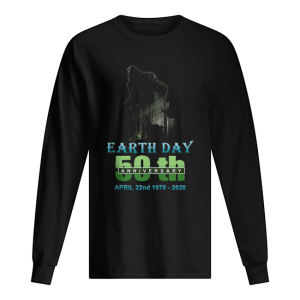 Earth Day 50th Anniversary Bigfoot Silhouette Bigfoot shirt