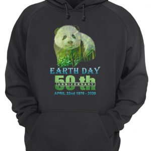 Earth Day 50th Anniversary Panda Silhouette Panda shirt