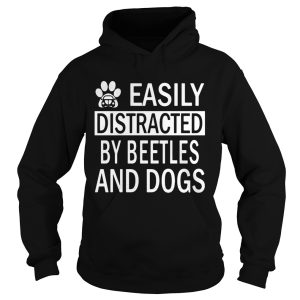 Easily Distracted By Beetles And Dogs Footprint Car shirt