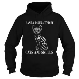 Easily Distracted By Cats And Skulls Costume shirt