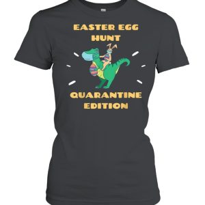 Easter in Quarantine 2021 Bunny amp Easter Dinosaur TRex shirt 2