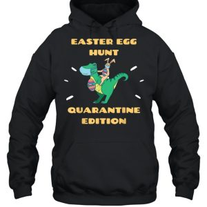 Easter in Quarantine 2021 Bunny amp Easter Dinosaur TRex shirt 5