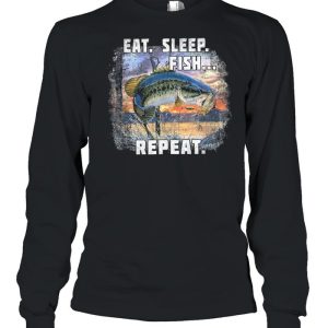 Eat Sleep Fish Repeat Fishing Vintage shirt