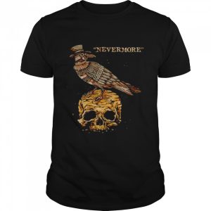 Edgar Allan Poe steampunk raven shirt 1