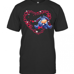 Eeyore Heart Valentine Day T-Shirt